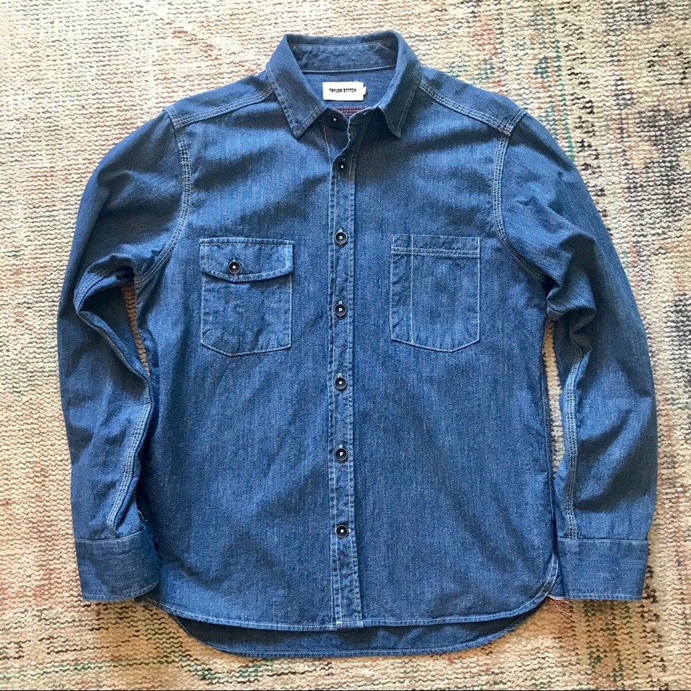 Taylor stitch utility shirt selvedge denim